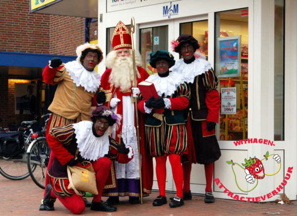 Sinterklaas zwarte pieten huren |