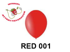 Helium Ballon RED 001