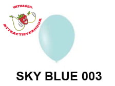 Helium Ballon SKY BLUE 003