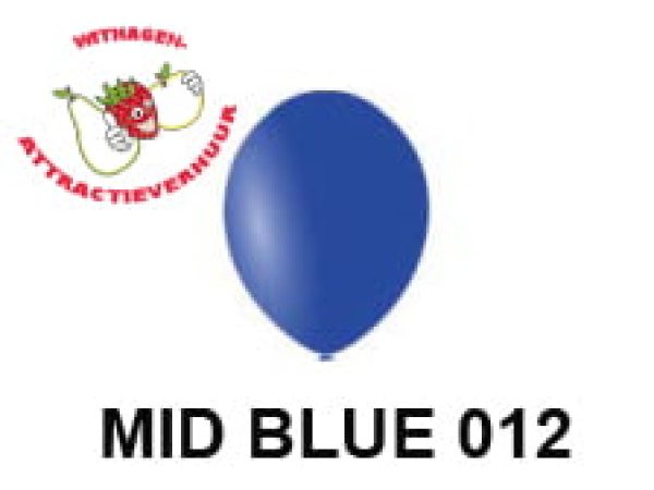 Helium Ballon MID BLUE 012