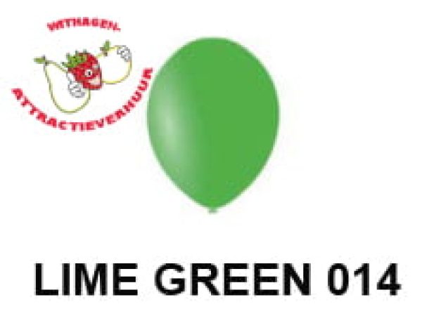 Helium Ballon LIME GREEN 014