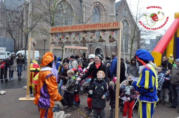 Zwarte pieten zakken vangen