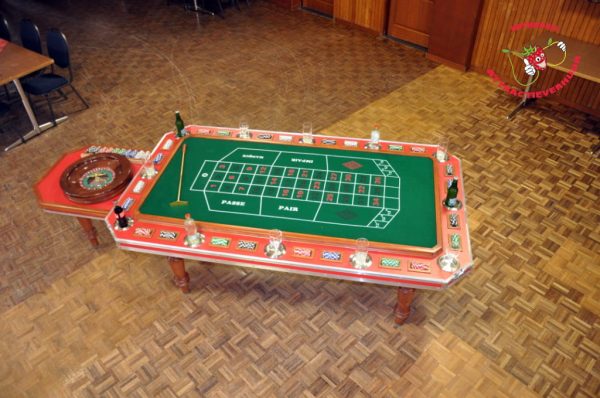 Mobiele Roulette tafel