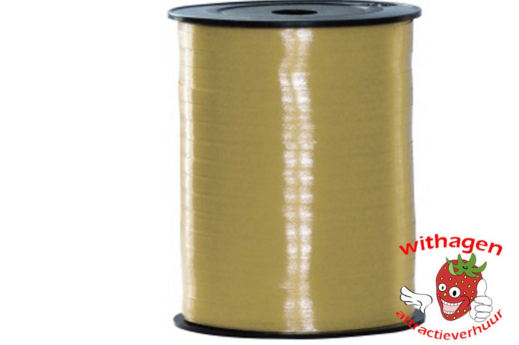 Polyband 500m x 5mm goud