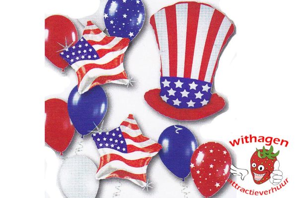 Helium Ballon Patriotic Uncle Sam Standard