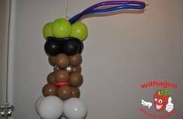 ballonnen Hang Zwarte piet 80cm afhaal