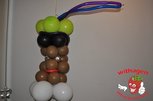 ballonnen Hang Zwarte piet 80cm afhaal