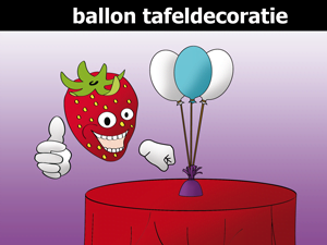 Ballon Tafeldecoratie