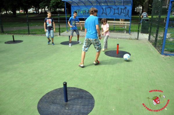 straatvoetbal spel