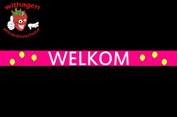 Welkom banner