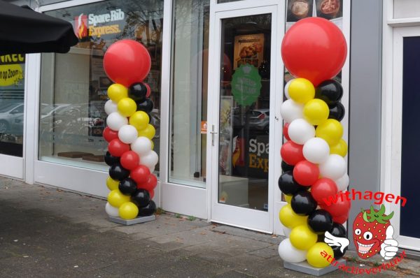 Ballonpilaar in huisstijl