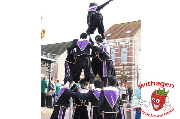 Acrobaten Zwarte pieten