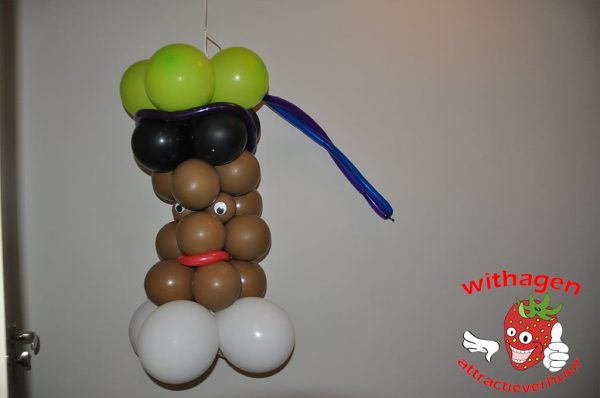 ballonnen Hang Zwarte piet 80cm afhaal