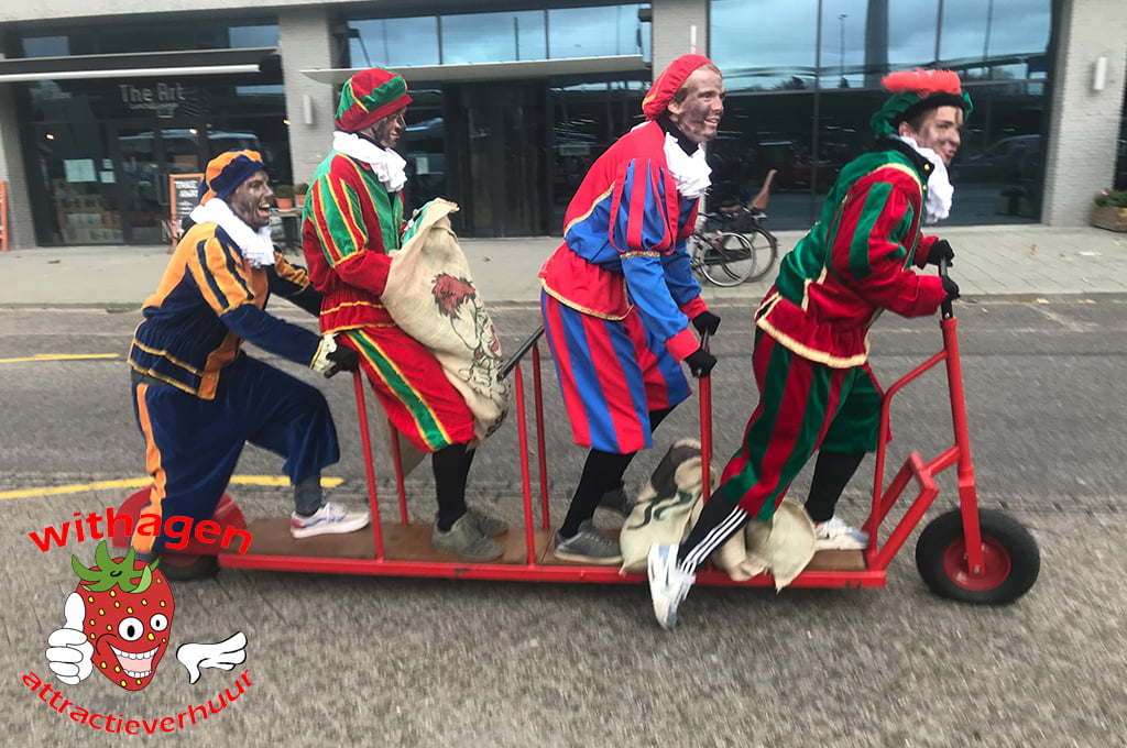Zwarte Pieten step huren Withagen-attractieverhuur