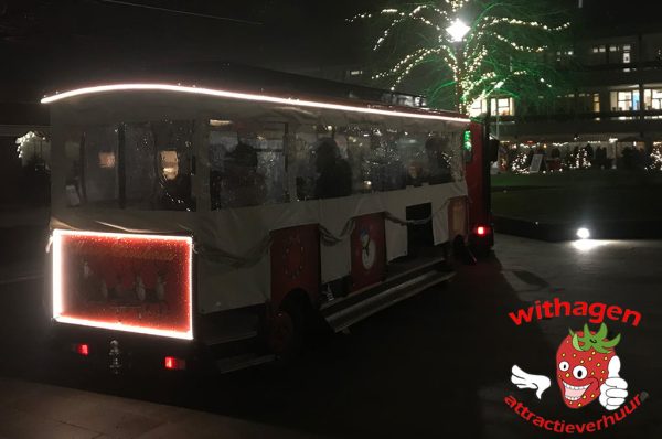 kersttrein met led verlichting