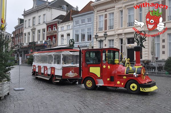 kersttrein met zeilen