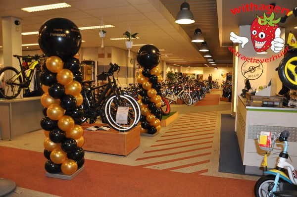 Goud zwart ballondecoratie