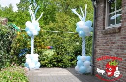 Ballonnen pilaar met sprieten huren