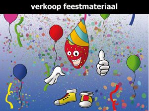 Verkoop Feestmateriaal