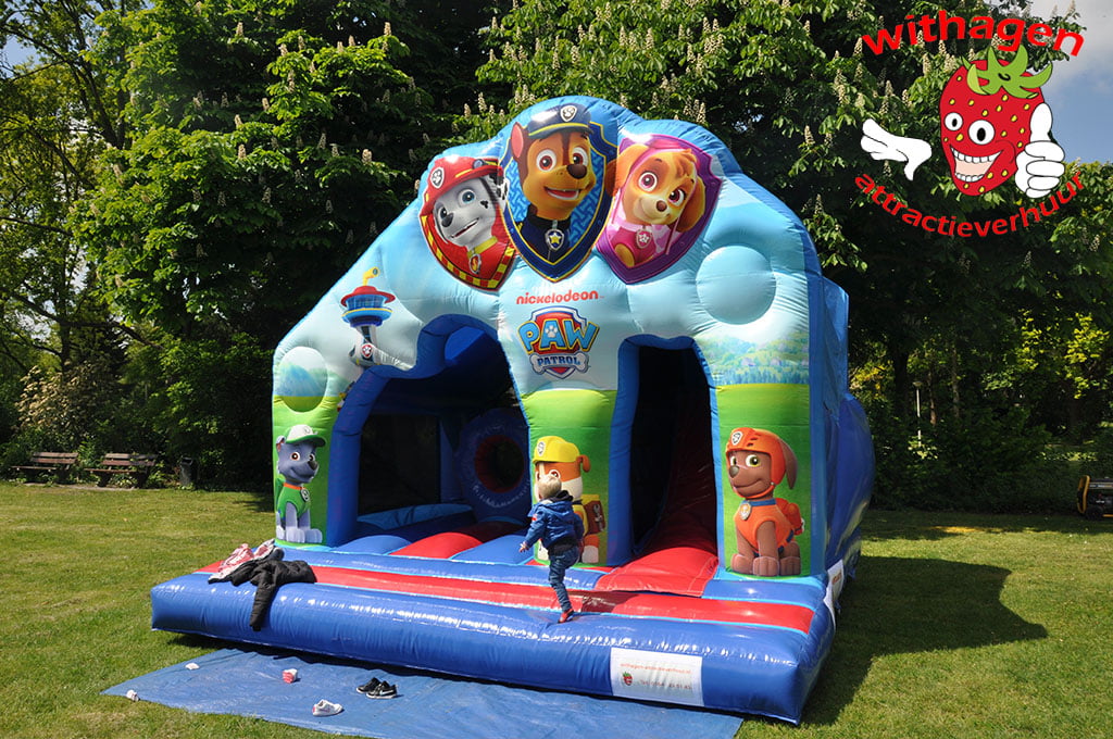 Verslinden hout stilte Paw Patrol springkussen huren | Withagen-attractieverhuur