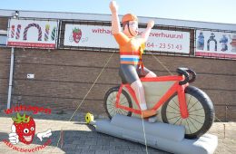 Abraham op racefiets