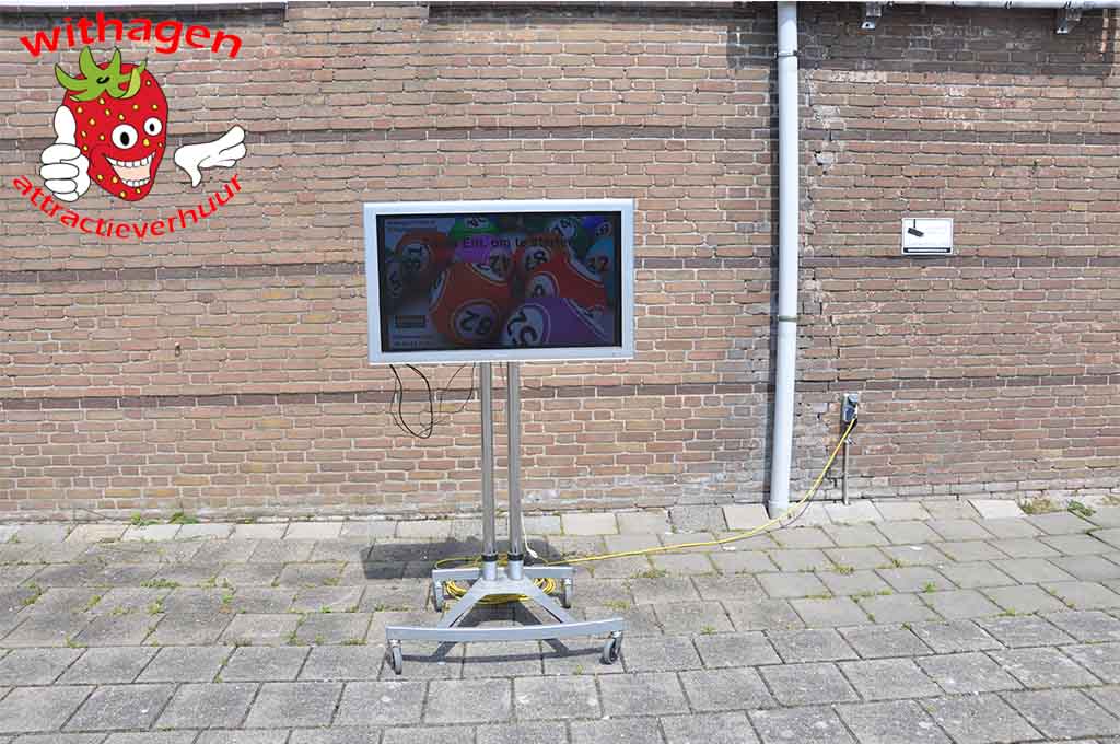 plafond Wig Notebook Digitale bingo machine huren | Withagen Attractieverhuur