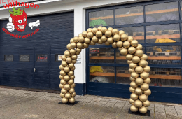 Ballonnenboog goud 6 meter