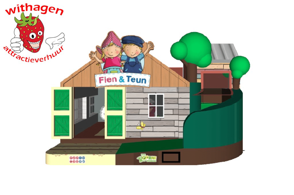 Fien en Teun springkussen