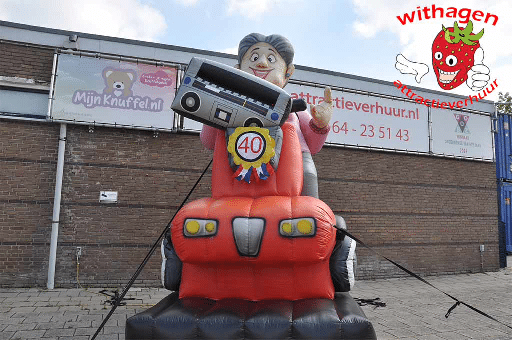 Verjaardagspop scootmobiel
